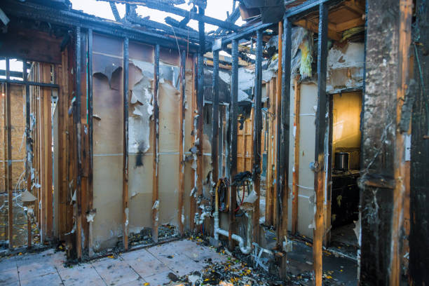 Professional Soot Cleanup technician working in Millstone Township, NJ